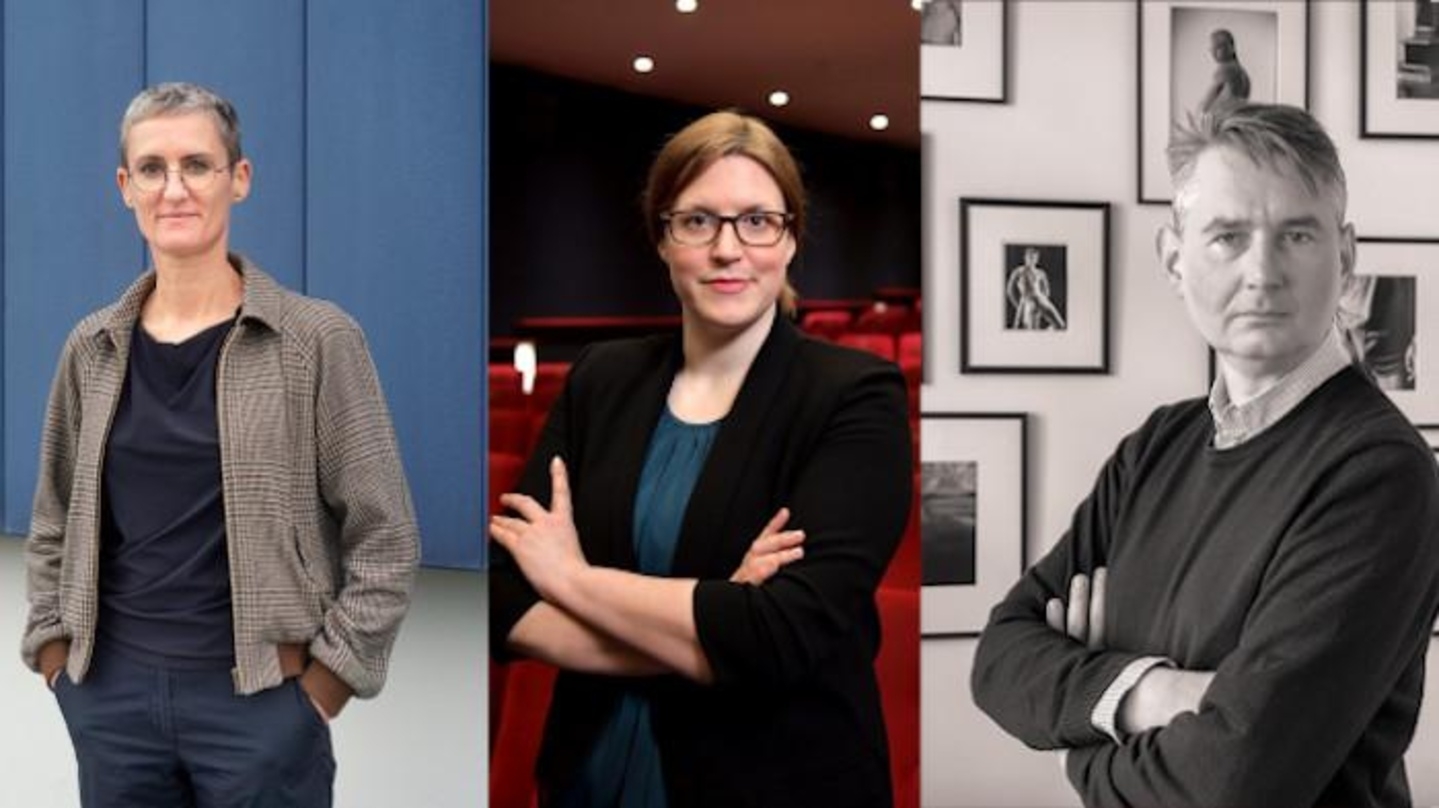 Die Jury für den Friedensfilmpreis (v.l.n.r.): Katrin Mundt, Helden Gerritsen und Björn Koll 