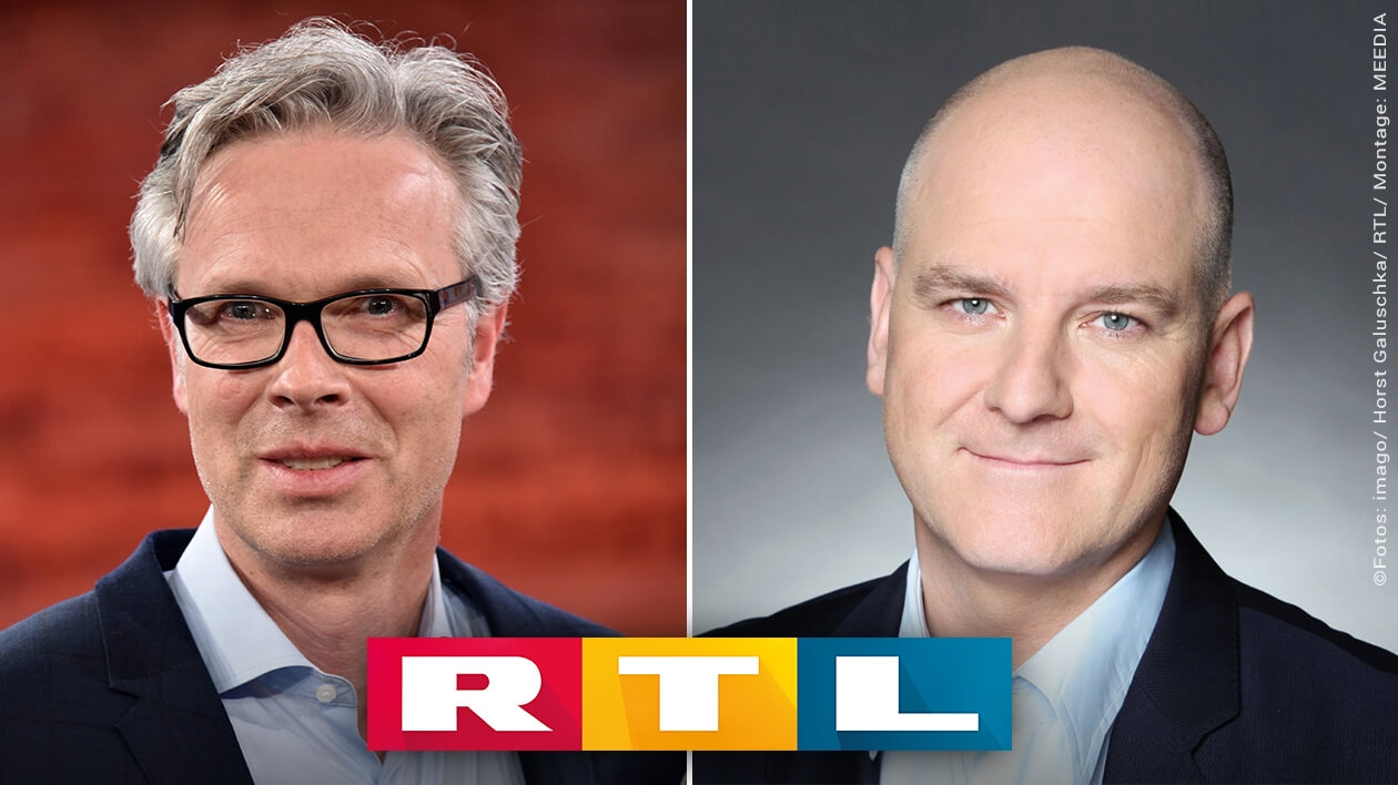 Frank Hoffmann (links) geht, Jörg Graf übernimmt dessen Posten als RTL-Programmgeschäftsführer