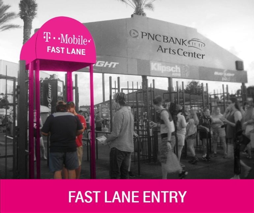 Verspricht Zugang zu ausgewählten Konzerten über eine Fast Lane: T-Mobile gab jüngst Vermarktungsdeals mit Live Nation und Pandora bekannt