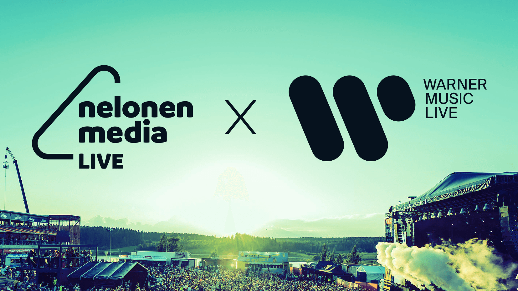 Nelonen Media Live und Warner Music Live verstärken Festivalpartnerschaft