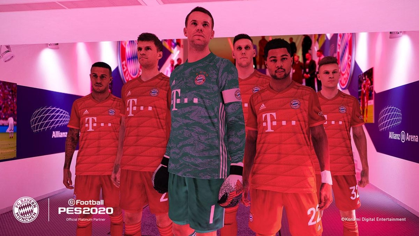 Wird sich der FC Bayern München "eFootball PES" von Konami zuneigen?