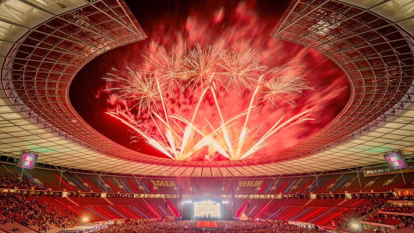 Arbeitete mit Pyro-Effekten: Martin Garrix im Olympiastadion beim Lollapalooza Festival