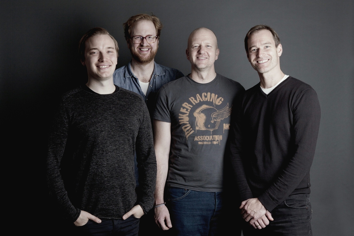 Neue Partner bei We Publish Music (von links): Nico Meckelnburg, Steffen Gottwald, Axel Erler und Eike Faecks