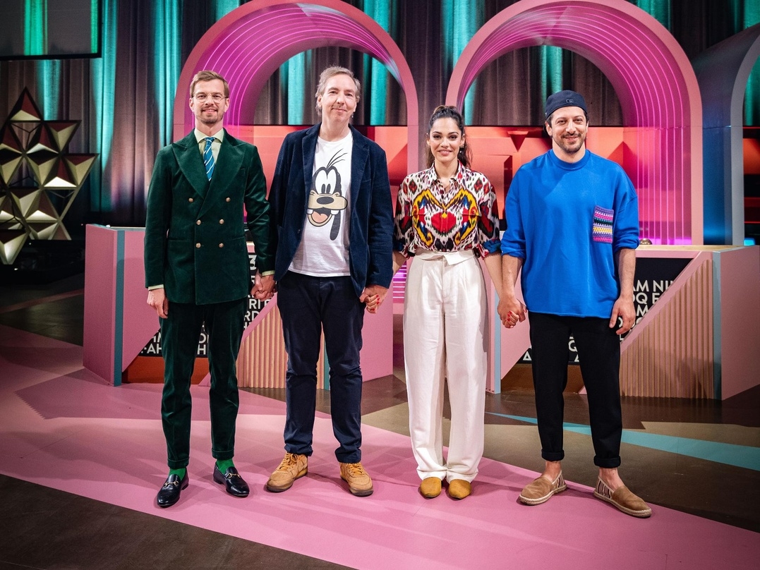 Die Stars der kommenden Staffel von "Wer stiehlt mir die Show": Joko Winterscheidt, Olli Schulz, Nilam Farooq und Fahri Yardim