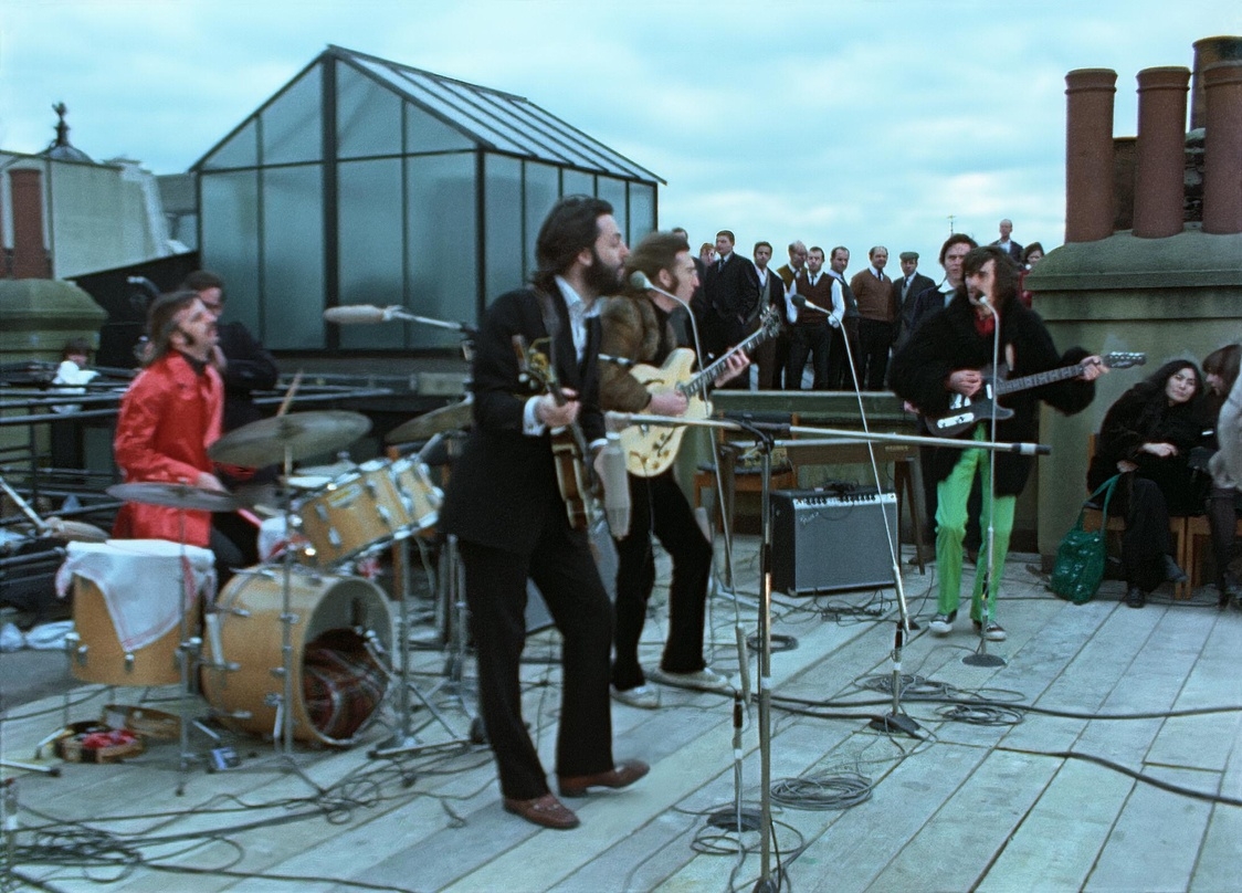 Höhepunkt von "Get Back": der letzte Live-Auftritt der Beatles auf dem Dach von Apple