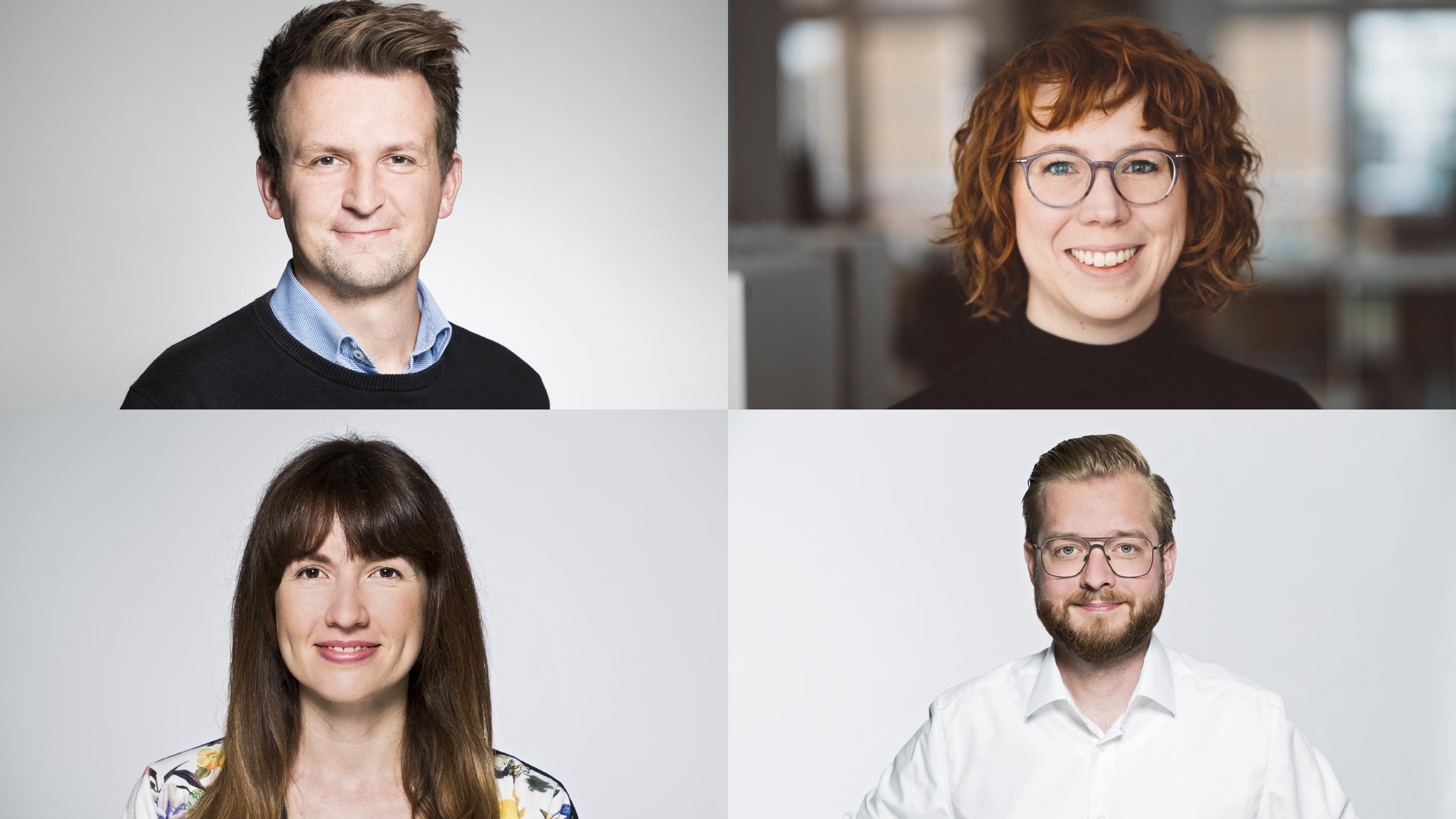 Das Führungsteam fürs Regionale: Robert Hiersemann, Bianca Hoffmann (obere Reihe), Sabrina Först und Florian Wichert –