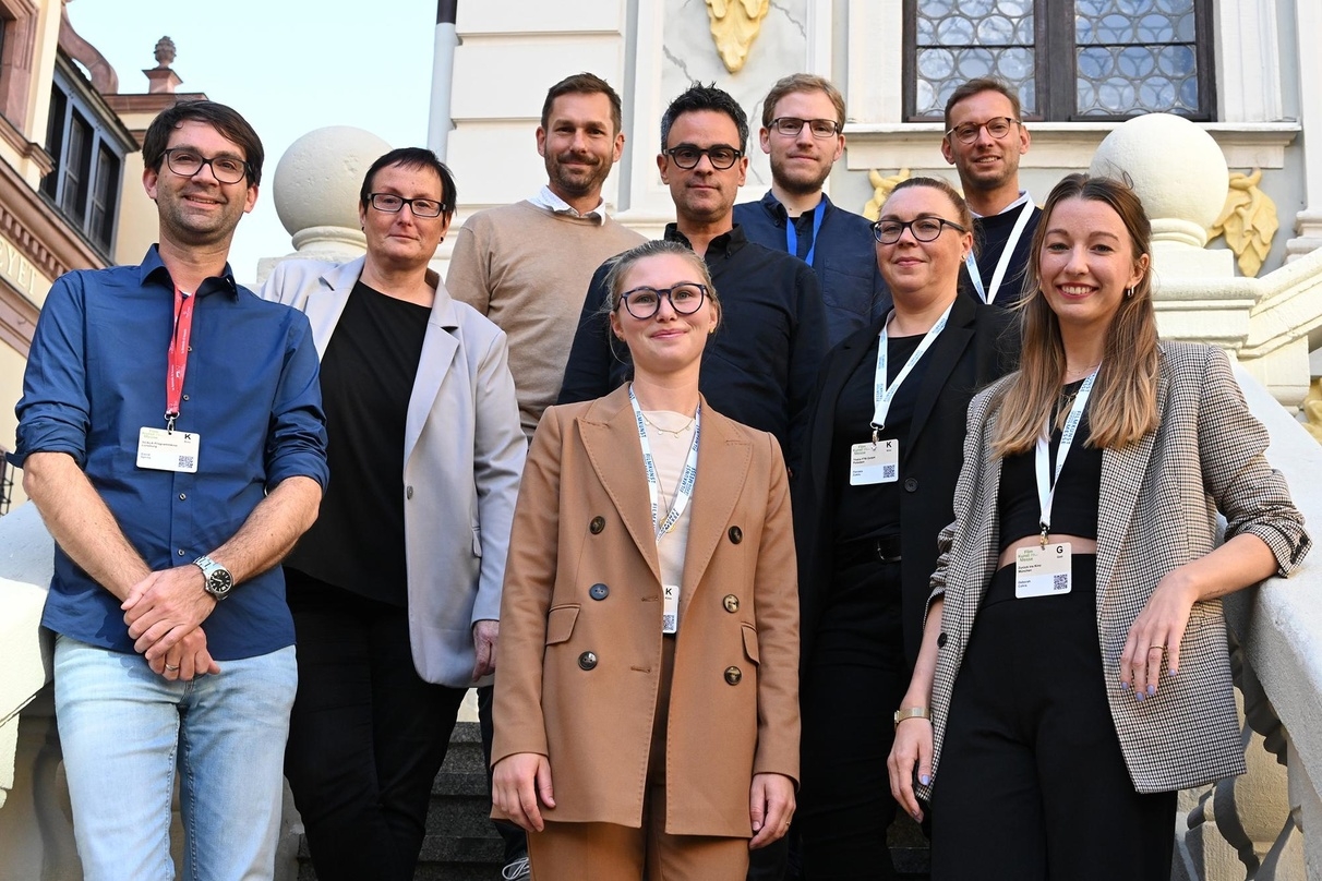 Visionäres Panel: David Sprinz, Petra Rockenfeller, Thilo Pickartz, Ophelia Hertel, Christopher Bausch, Oliver Flothkötter, Daniela Zuklic, Ringo Rösener und Deborah Shirley Cohrs