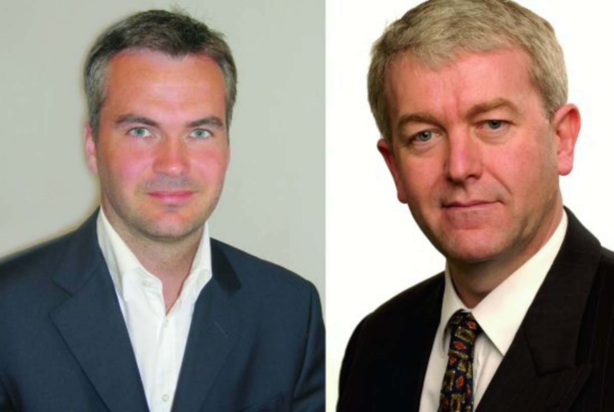 Führten die Verhandlungen: Robin Houcken und Ivan Dunleavy