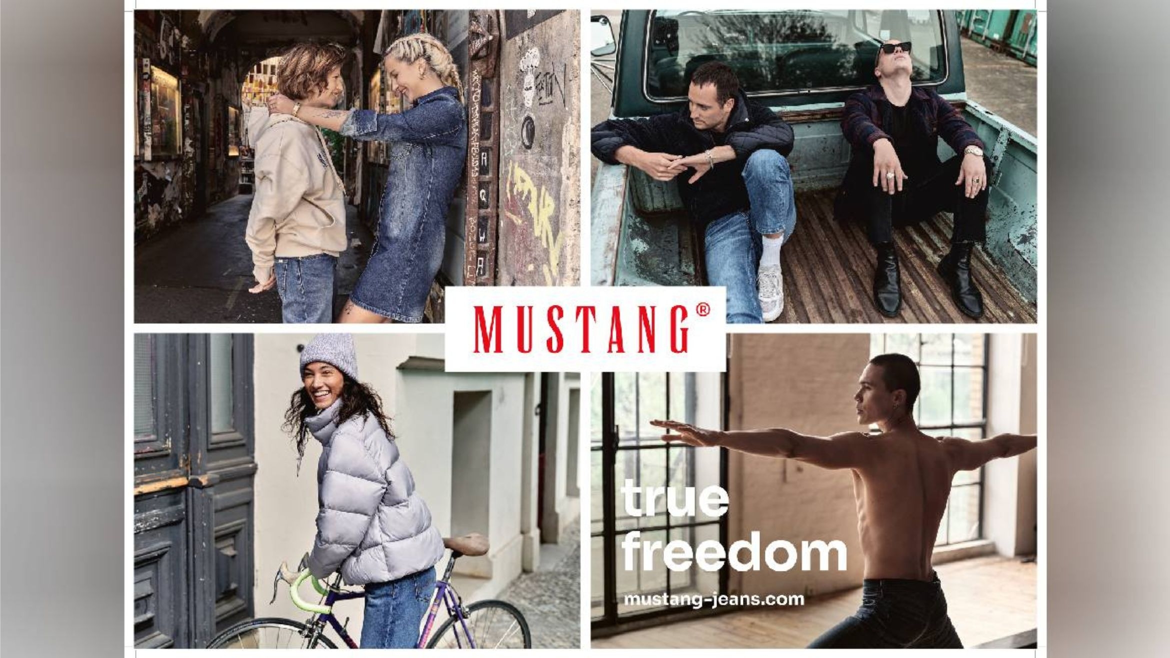 Kampagne zum neuen Markenauftritt von Mustang – 