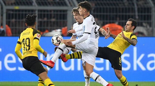 Bundesliga-Spiel Borussia Dortmund - Bayer Leverkusen
