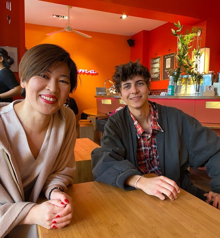 Machen gemeinsame Sache: Stefanie Kim (links) und Lukas Rieger