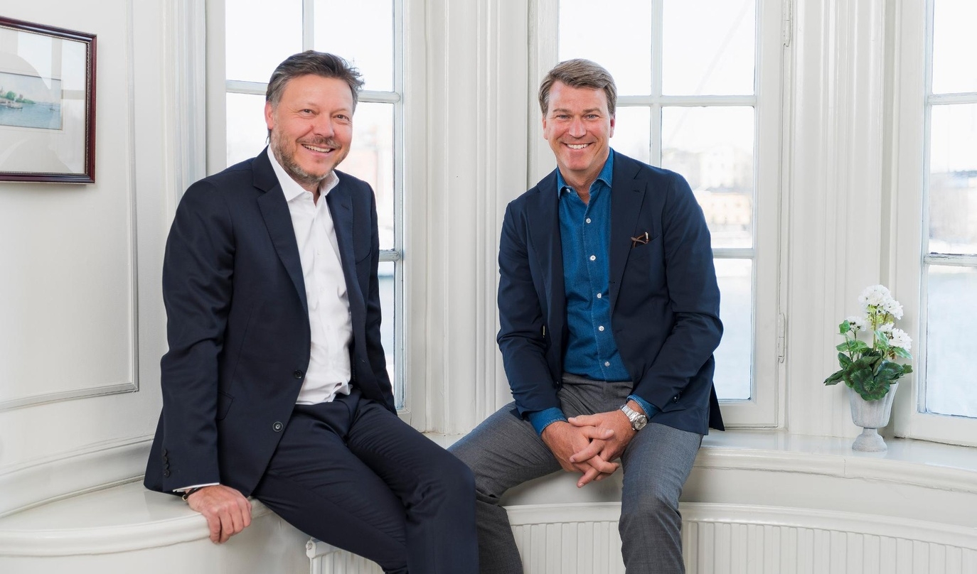 Jorgen Madsen Linemann MTG President & CEO und Anders Jensen, MTG Executive VP und CEO von Nordic Entertainment bereiten die Aufspaltung in MTG und Nordic Entertainment vor