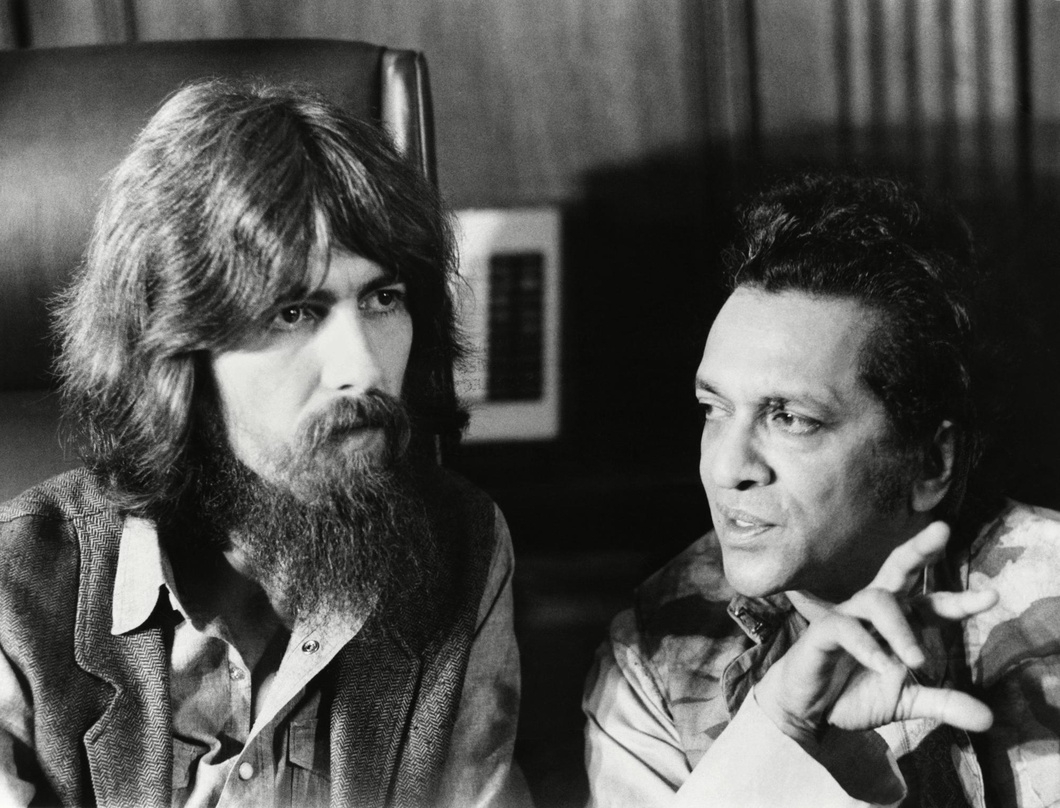 George Harrison und Ravi Shankar setzten sich 1971 für Bangladesh ein