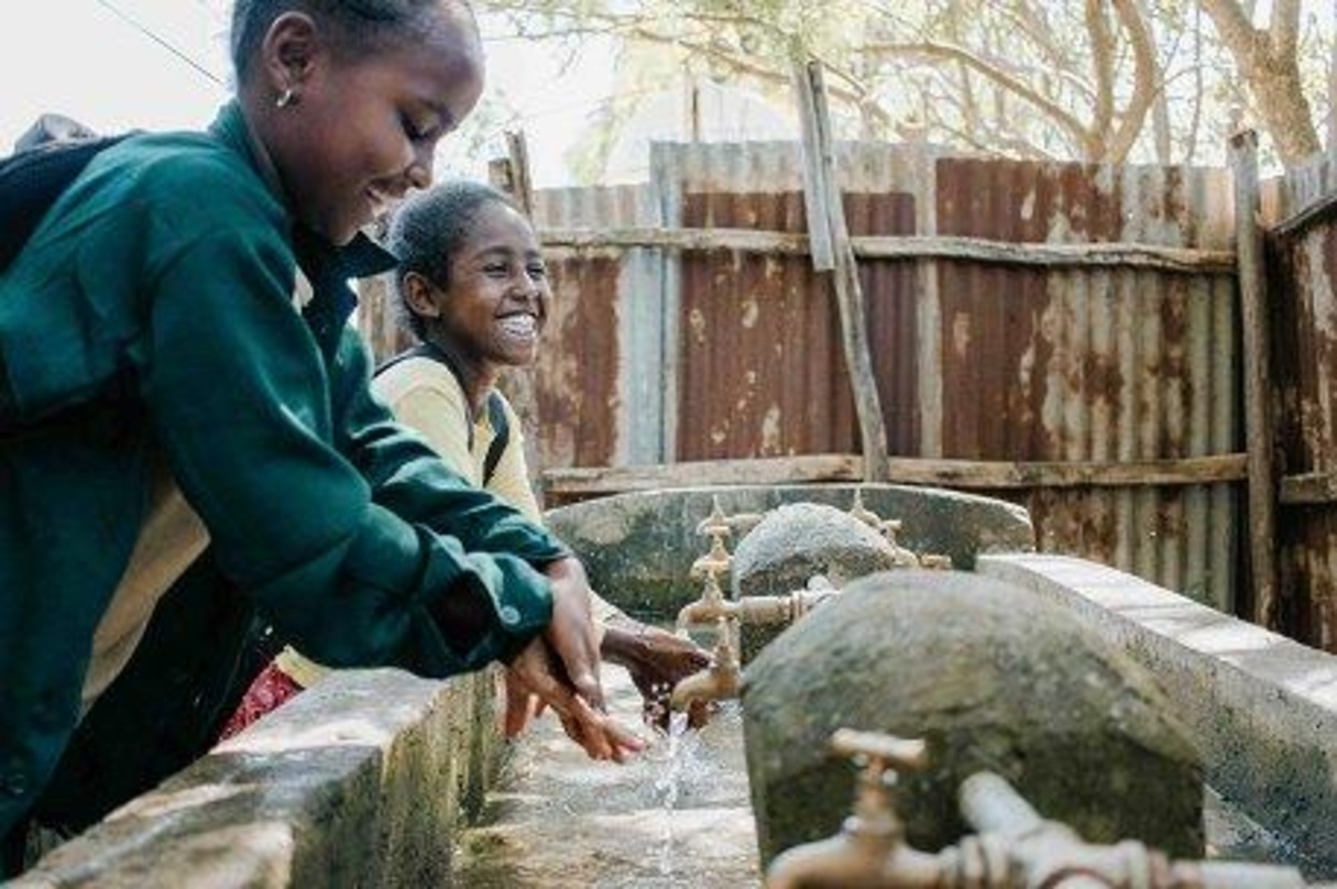 Hierhin fließt das Geld: Station mit sauberem Wasser in Äthiopien