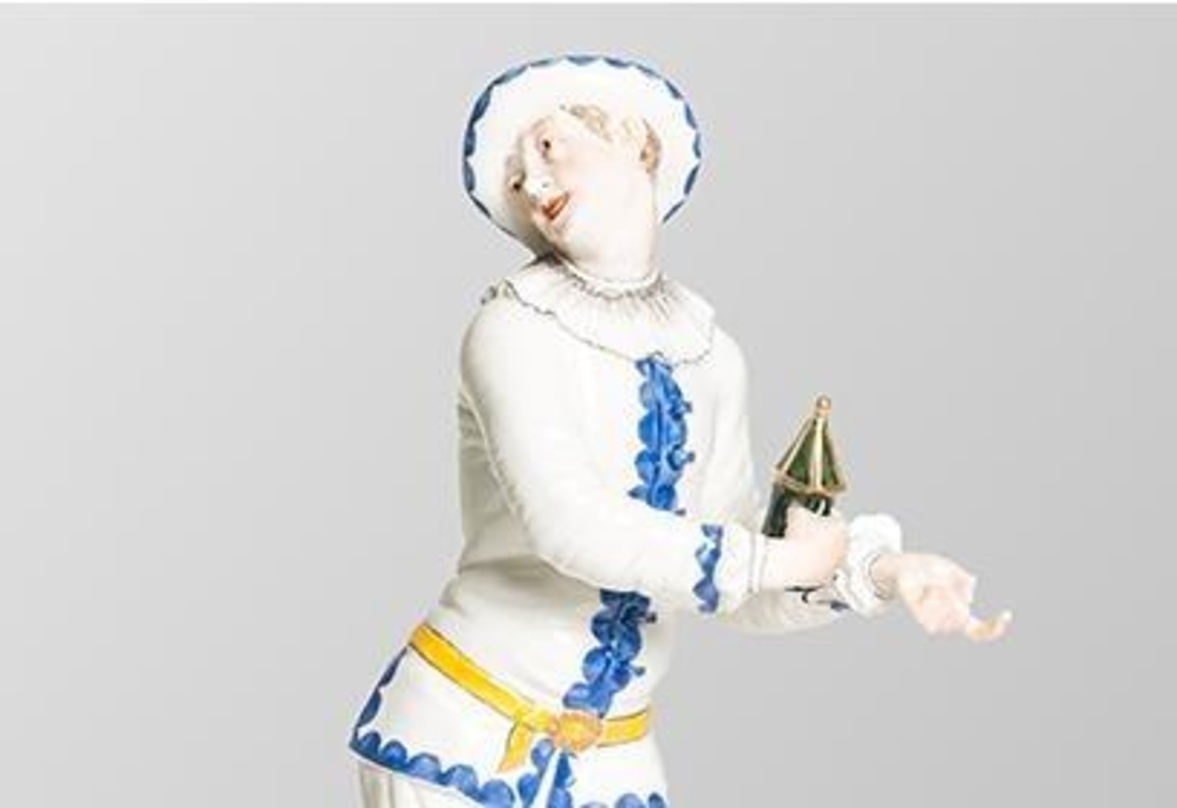 Das Preissymbol des Bayerischen Filmpreises ist die Porzellanfigur Pierrot