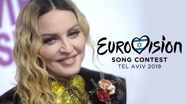 Pop-Sängerin Madonna beim ESC 2019