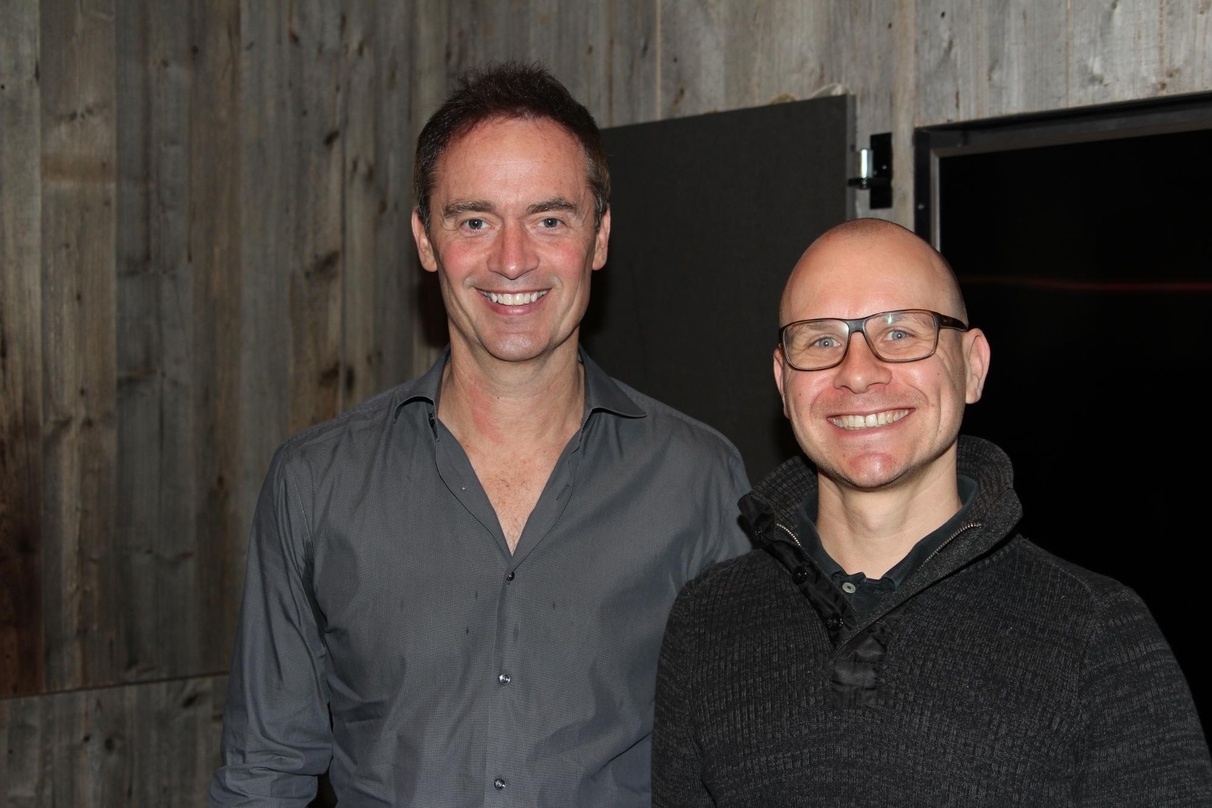 Stellten den Echo Studio vor: die Amazon- Manager Steve Boom (links) und Philipp K. Berger