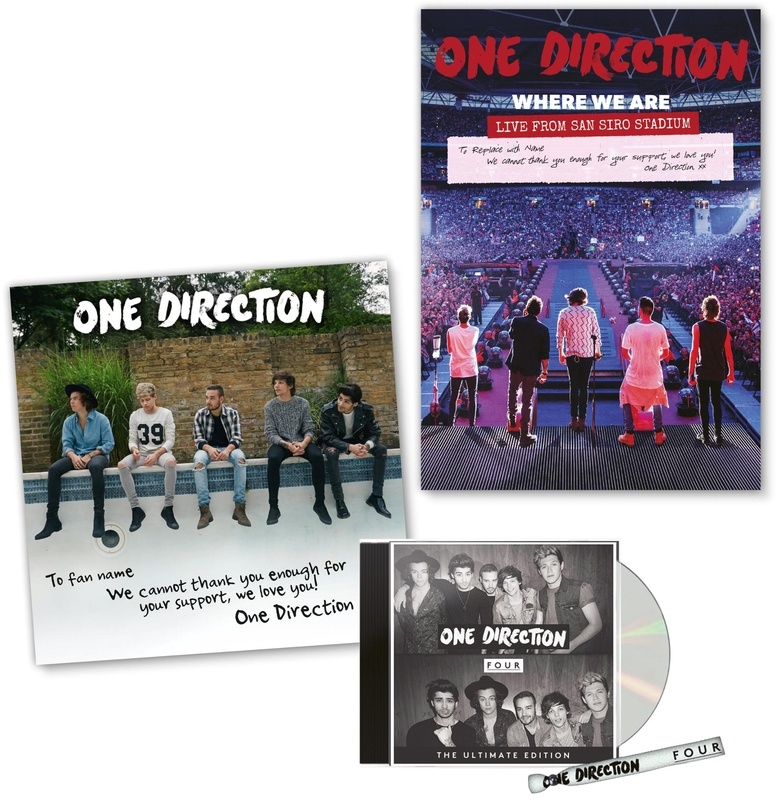 Personalisierte Produkte der Band One Direction