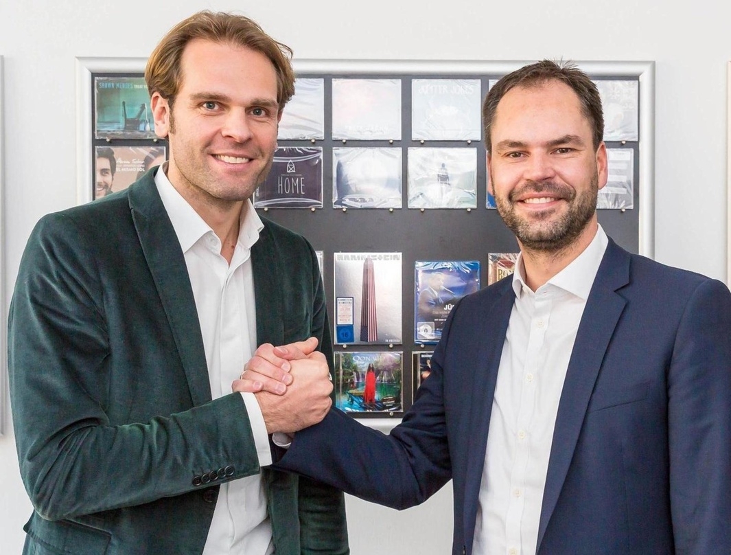 Stellen erste Zahlen für den deutschen Musikmarkt 2021 vor: Florian Drücke (links) und Mathias Gilot