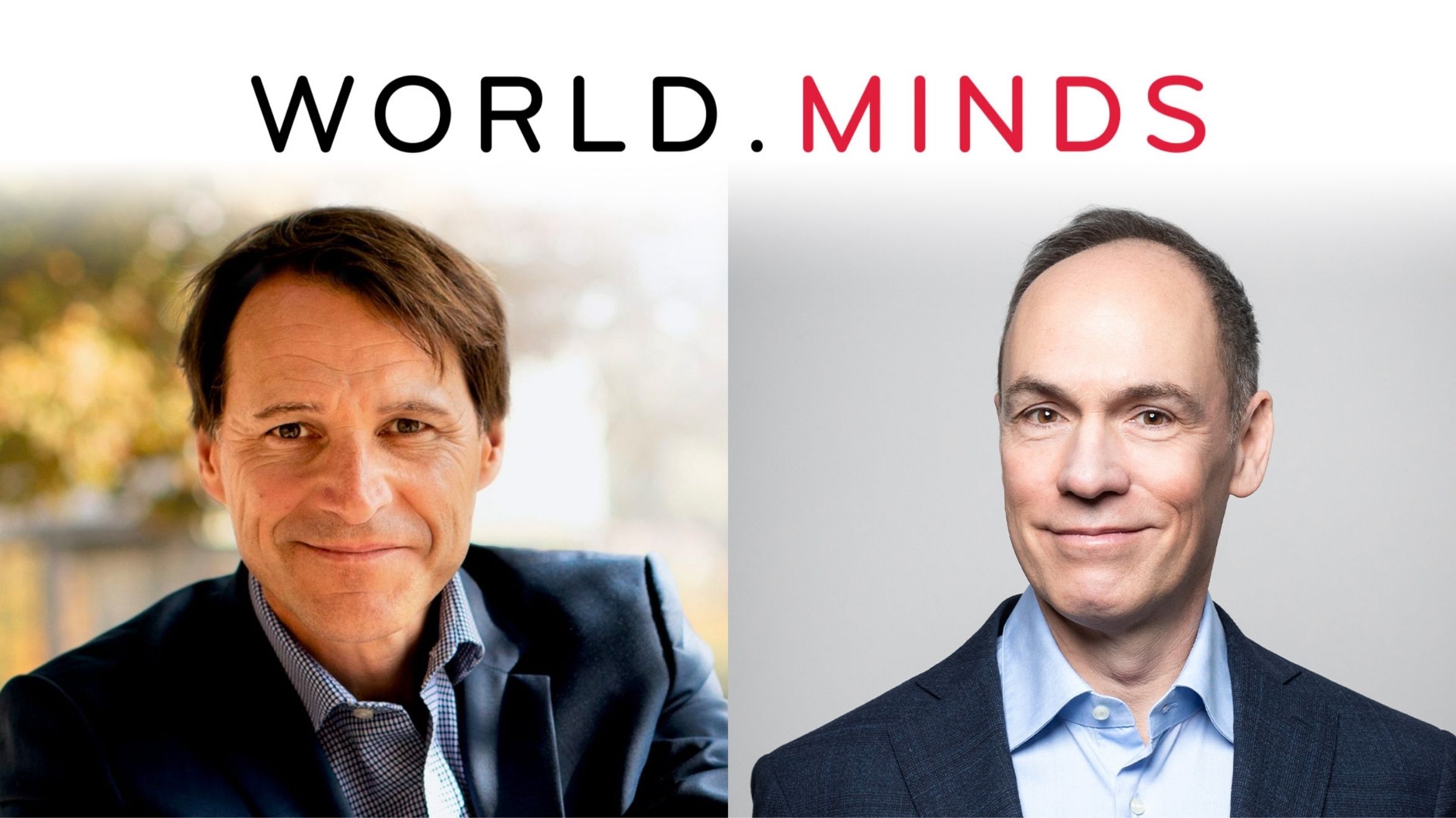 Rolf Dobelli (l.) und Christoph Keese führen die World.Minds –