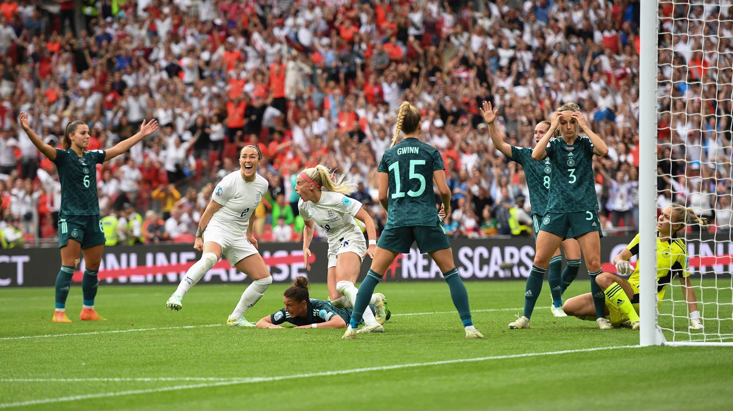 Das Finale der Fußball-EM der Frauen zwischen England und Deutschland sorgte für Rekordquoten - 