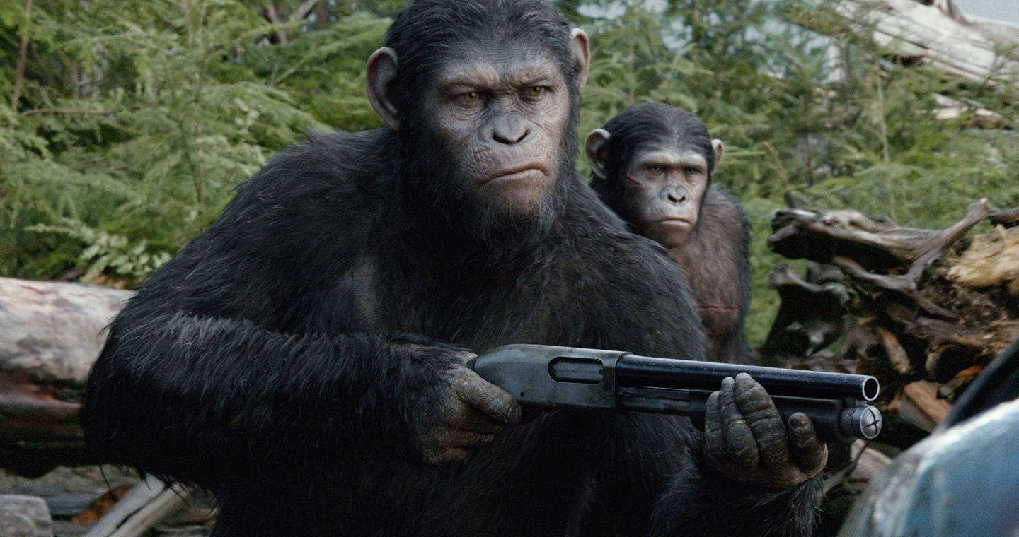 Hält sich in den USA an der Spitze: "Planet der Affen: Revolution"