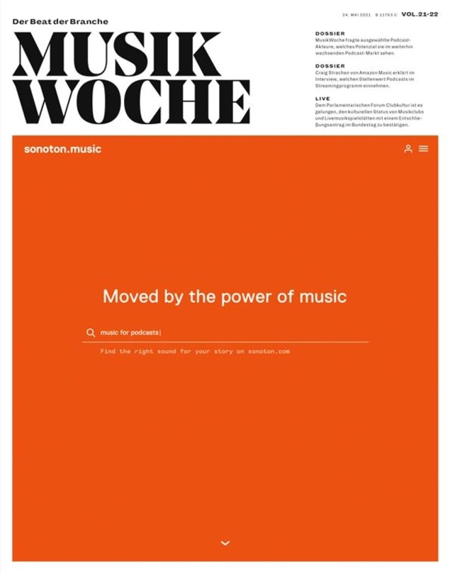 Die E-Paper-Ausgabe von MusikWoche Vol. 21+22 2021