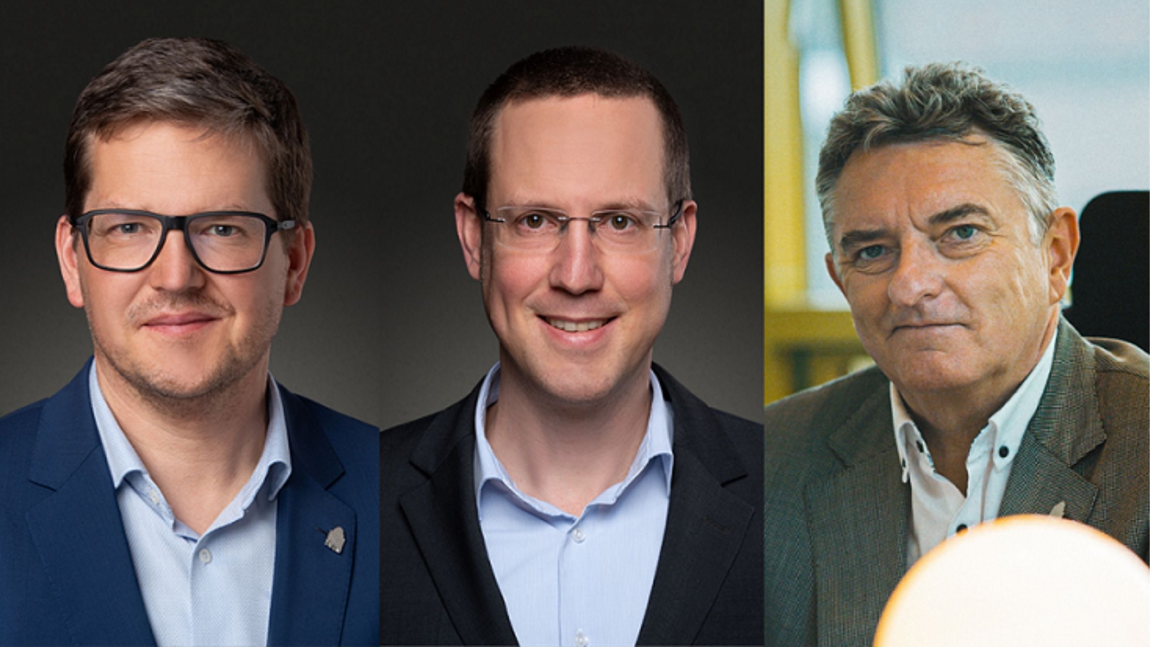 V.l.: Markus Osthaus wird CEO bei der TVN Group, Christian Panhorst wird CFO. Der langjährige CEO Frank Hähnel bleibt als Senior Adviser an Bord -