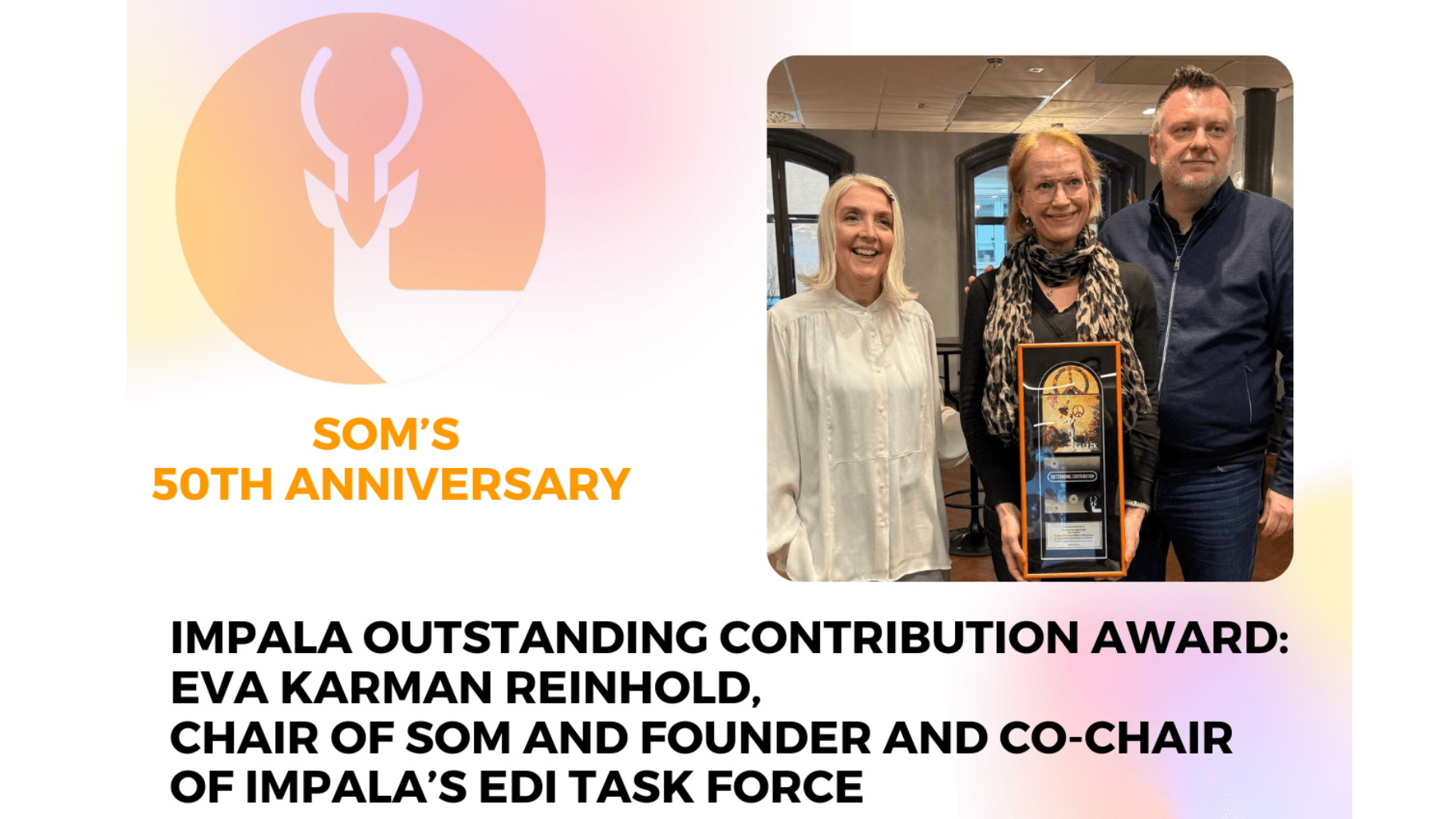 Impala zeichnet schwedische Musikmanagerin aus