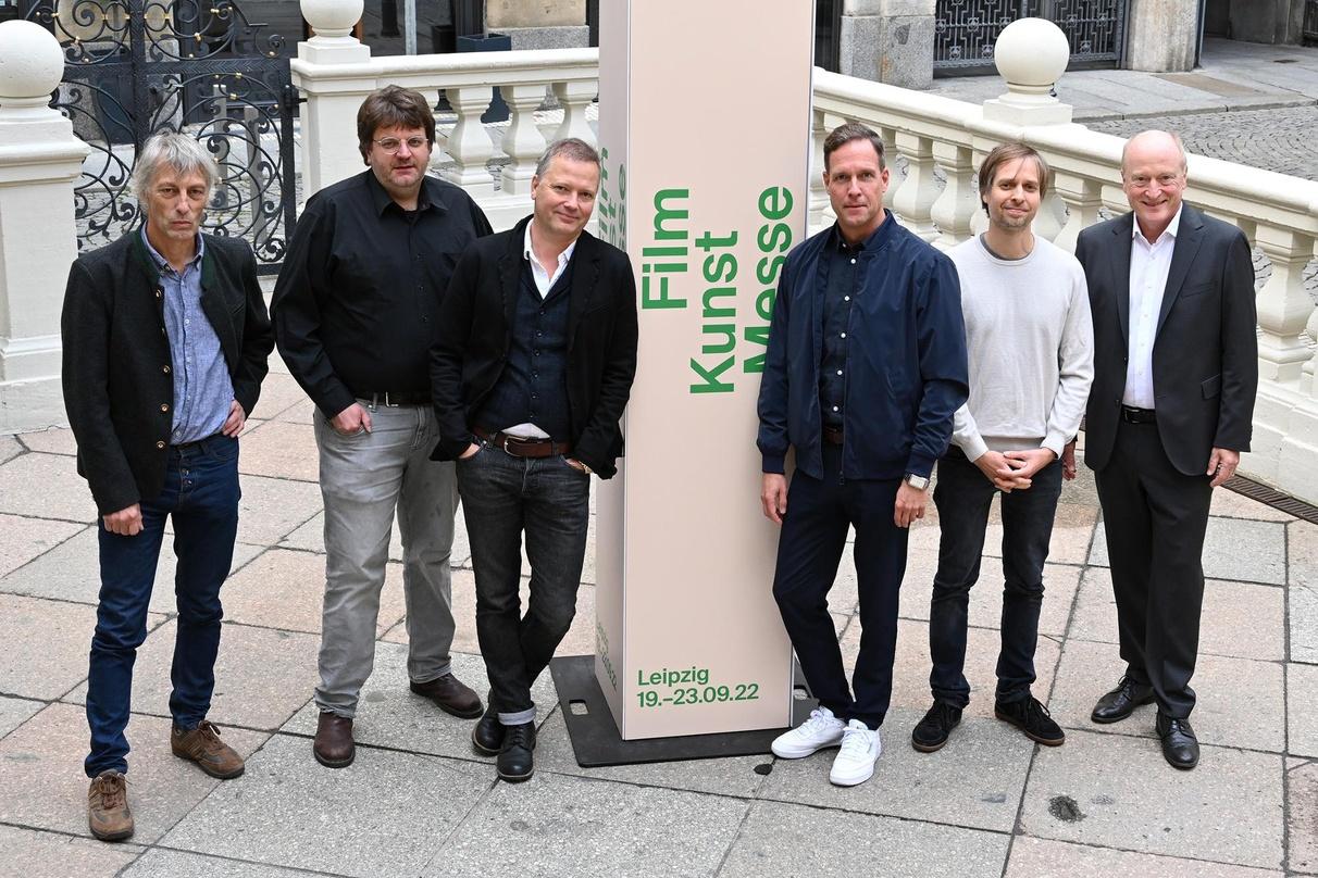 Der Austausch zur Energiekrise stand am Anfang des Leipziger Panel-Reigens: Konrad Nickel, Matthias Damm, Christian Pfeil, Felix Bruder, Daniel Wuschansky und Peter Dinges