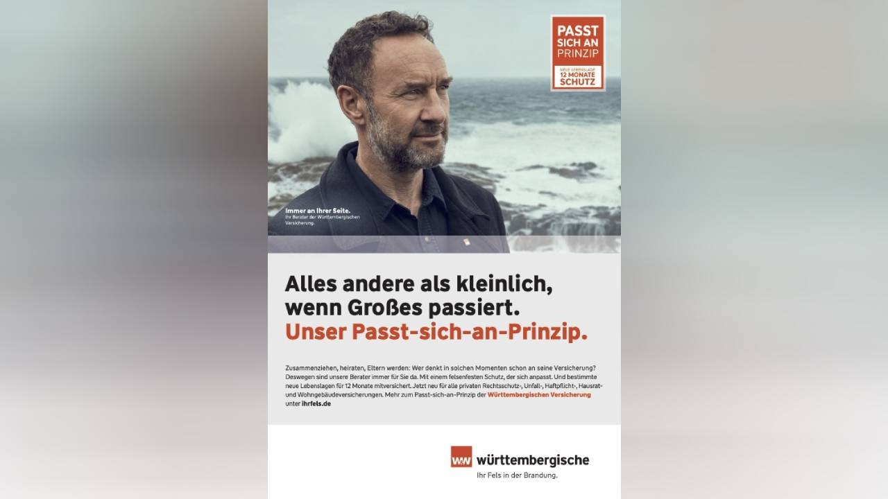 Die aktuelle Württembergische-Kampagne von Jung von Matt – 