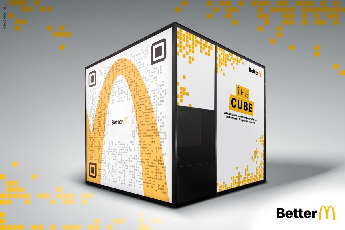 Der "Better M"-Cube von McDonald's