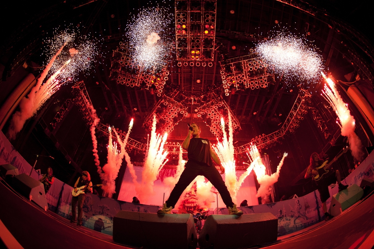 Begeisterten 22.000 Fans in der Berliner Waldbühne: Iron Maiden