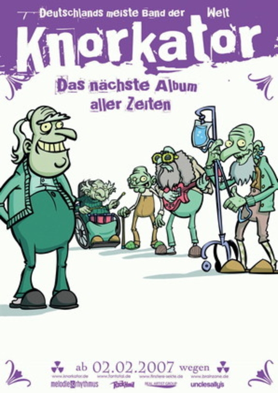 Siegreich: Das Knorkator-Plakat von Meistersinger