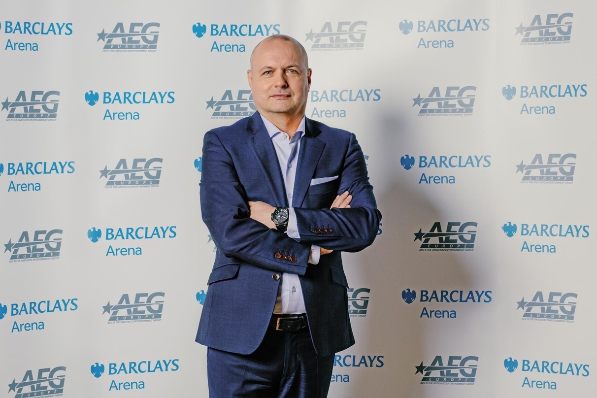 Leitet seit 2019 die Barclays Arena: Steve Schwenkglenks