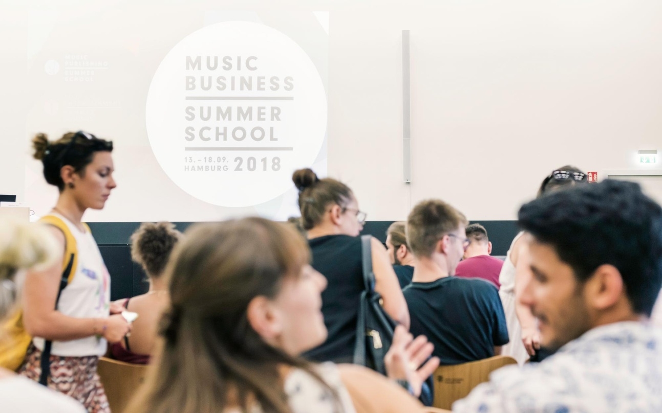 Trafen sich zur Weiterbildung und zum Austausch: Teilnehmer der Music Business Summer School 2018