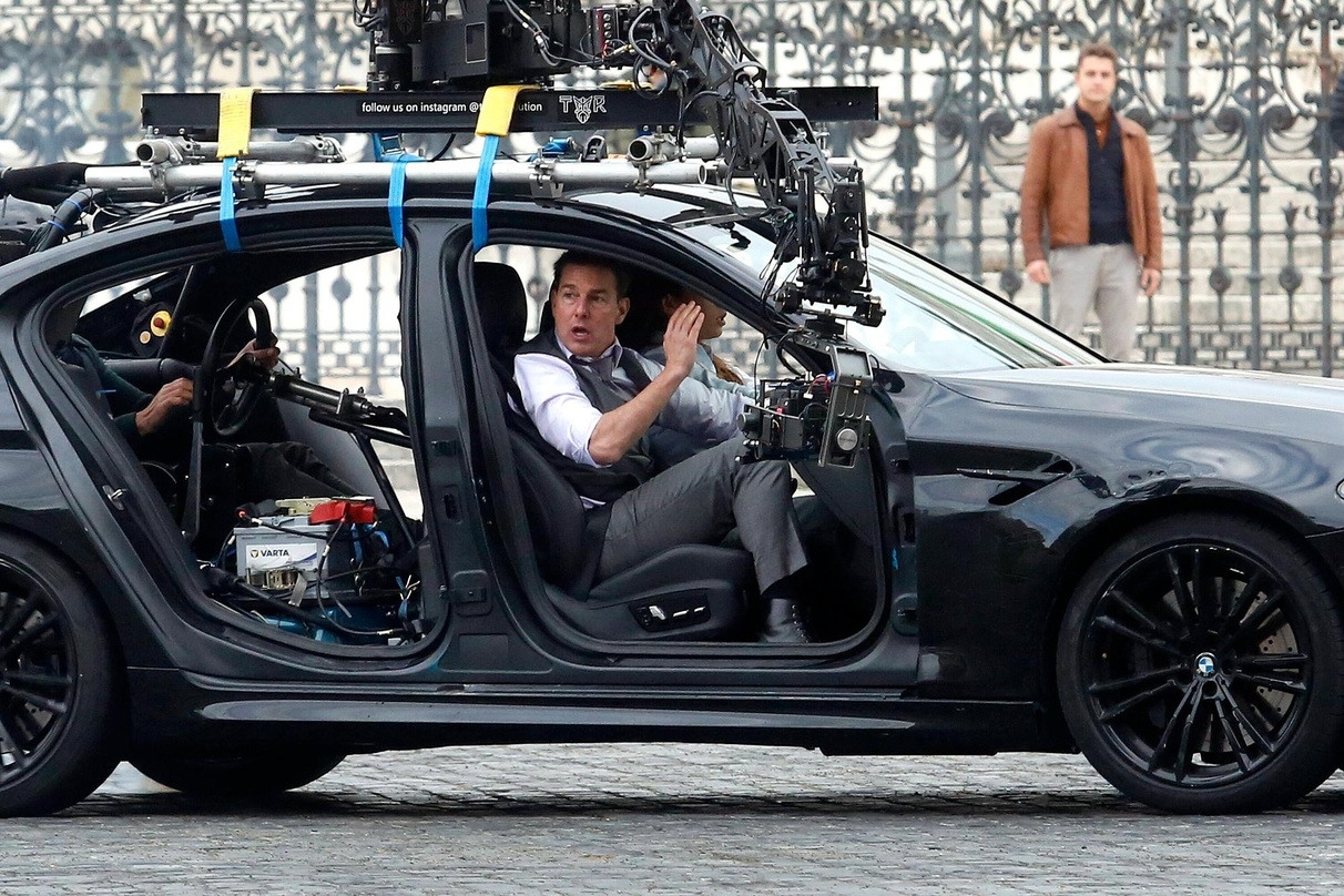 Tom Cruise beim Dreh von "Mission: Impossible 7" in Rom