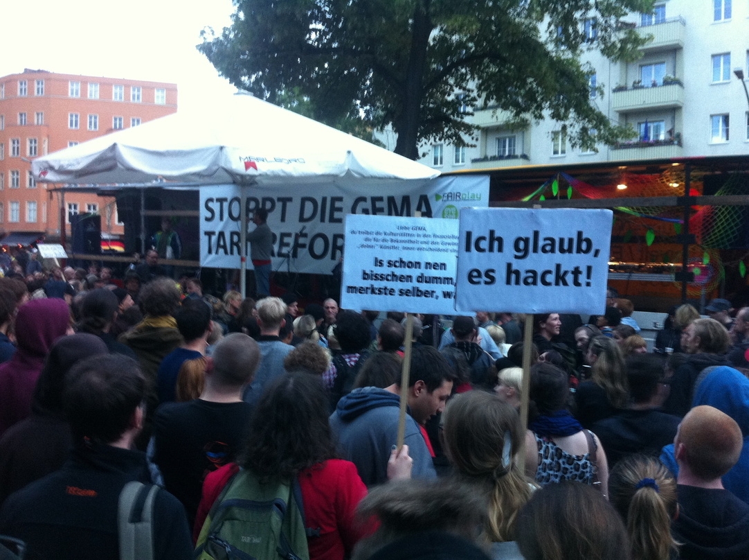 Traten geschlossen gegen die GEMA-Tarifreform auf: Berliner Clubbetreiber, Veranstalter und Künstler