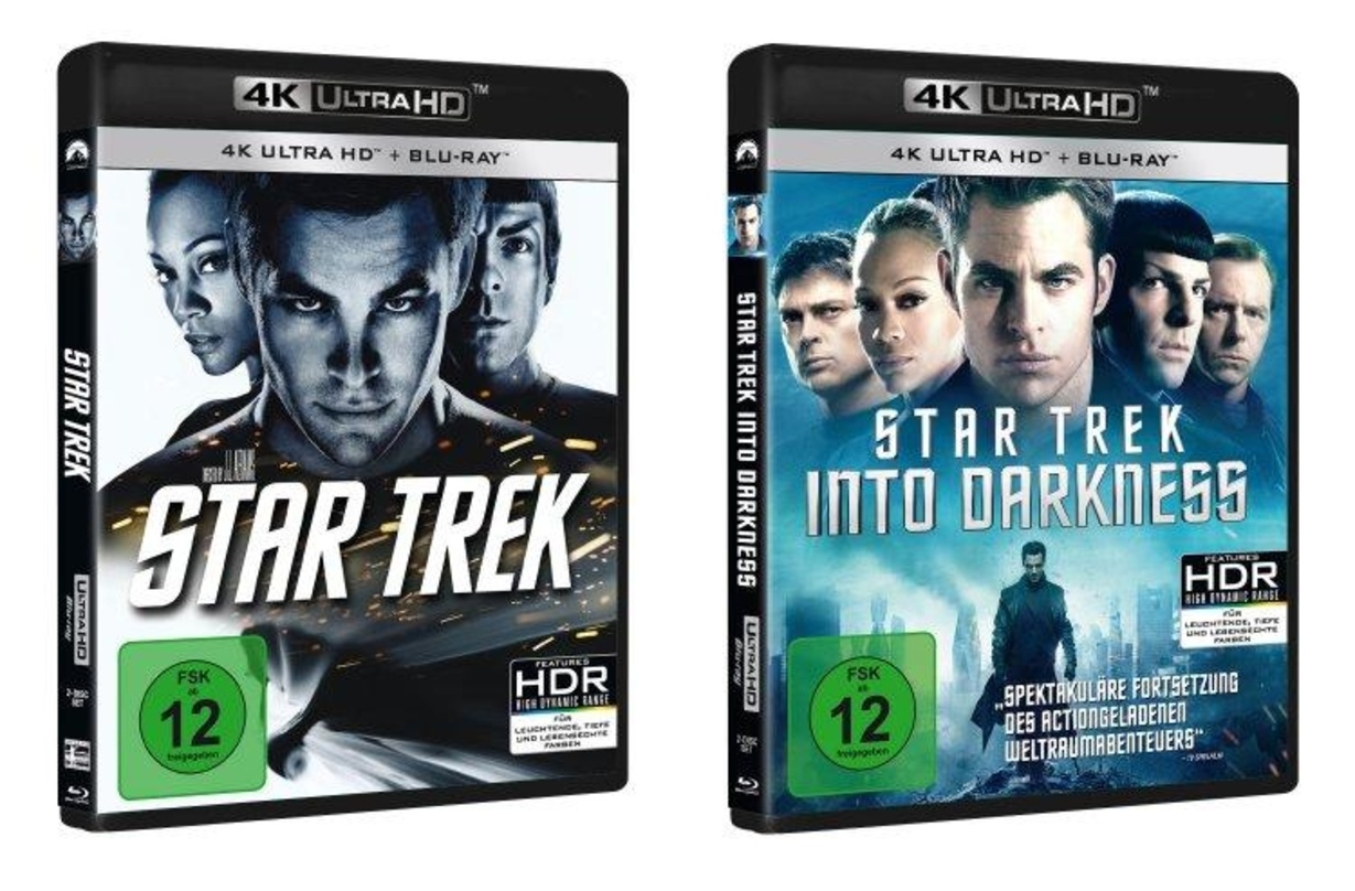 Ende September auf Ultra-HD Blu-ray: "Star Trek" und "Star Trek: Into Darkness"