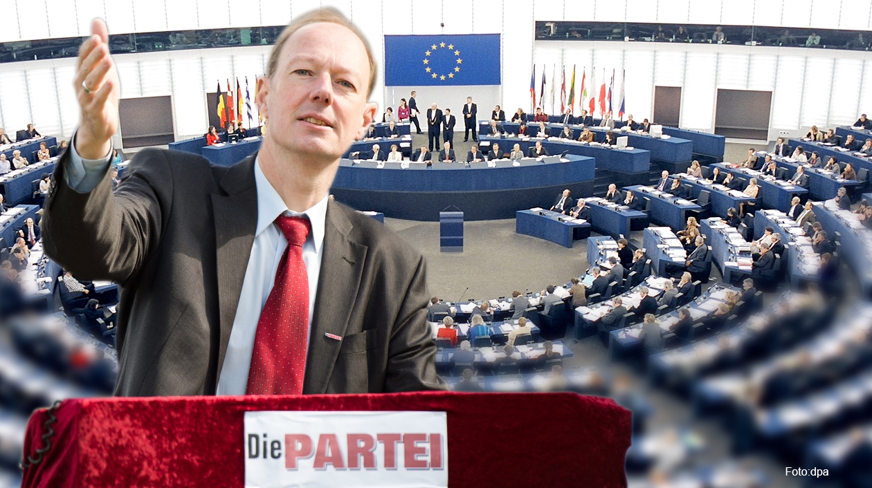 Ärger um Wahlwerbung im ZDF: Satiriker und EU-Politiker Martin Sonneborn