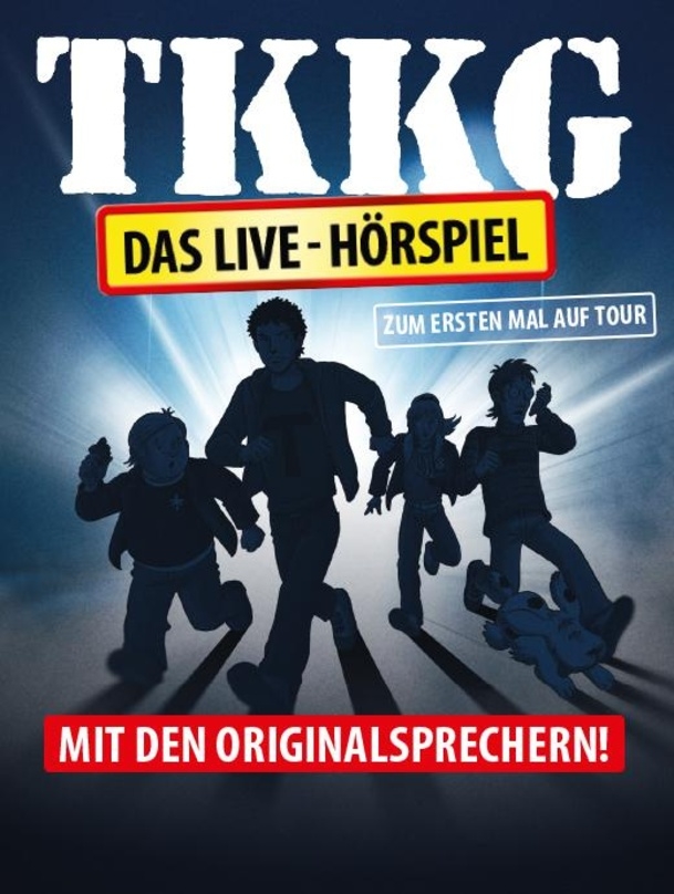 Geht zum 40-jährigen Jubiläum der Reihe auf Tournee: die Hörspielfassung von "TKKG"