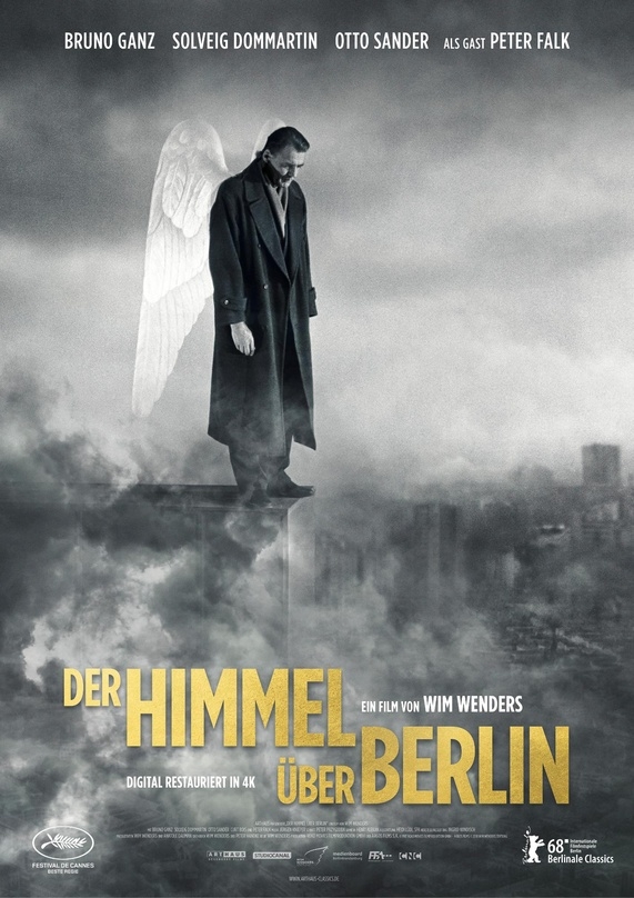 Ab 12. April in einer digital restaurierten Fassung wieder in den deutschen Kinos: "Der Himmel über Berlin"