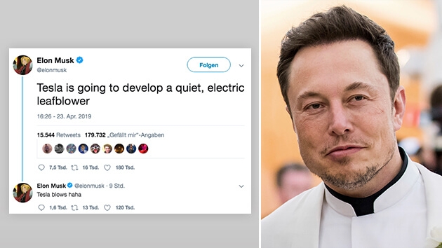 Weiß, wie man Twitter spielt: Tesla-CEO Elon Musk