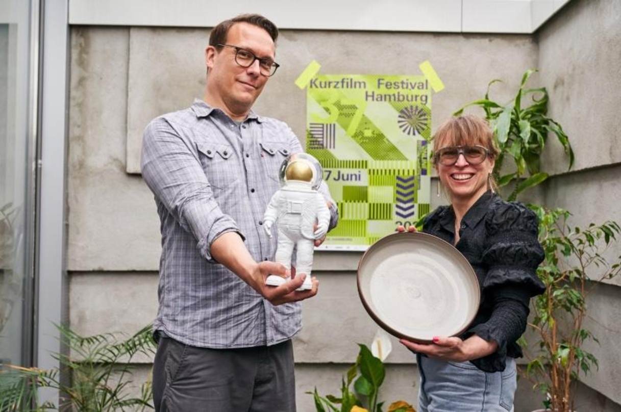 Glückliche Gewinner des 37. Kurzfilm Festival Hamburg