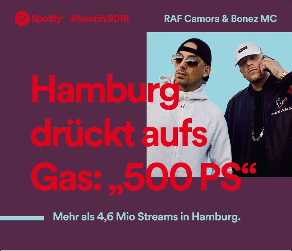Stellten 2018 einige Rekorde bei Spotify auf: Raf Camora und Bonez MC