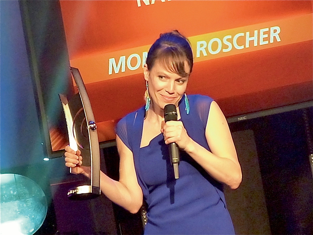 Ausgezeichnet beim Echo Jazz 2014 in Hamburg: Preisträgerin Monika Roscher