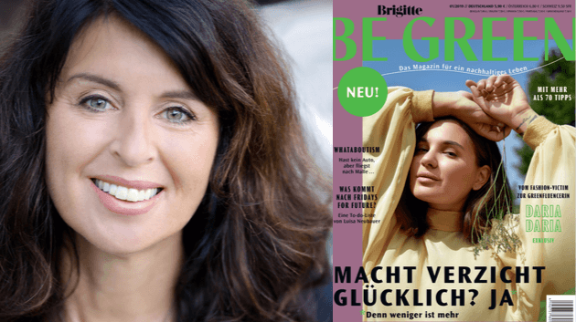 "Brigitte"-Chefredakteurin" Brigitte Huber, neuer Titel "Brigitte be Green"