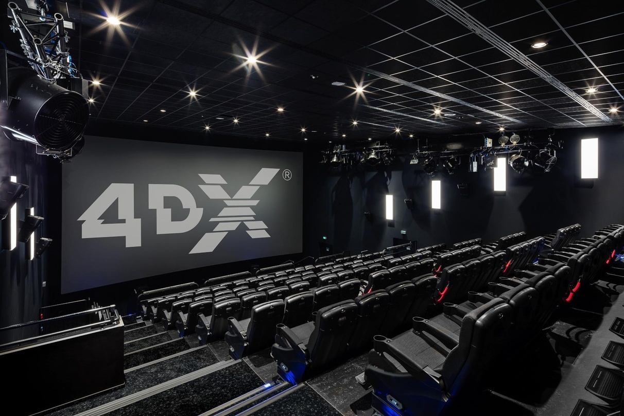 So soll der 4DX-Saal im Hollywood Megaplex PlusCity aussehen, wenn er im November eröffnet wird