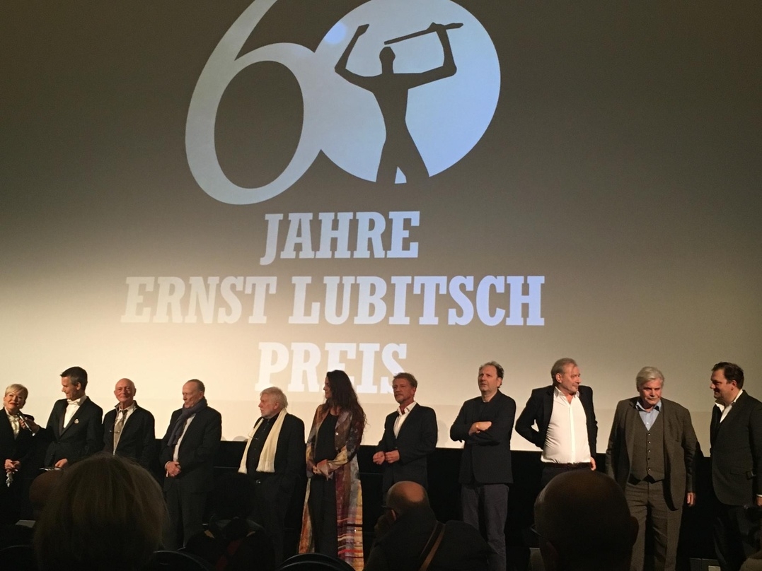 Charly Hübner (r.) freute sich über den Ernst-Lubitsch-Preis