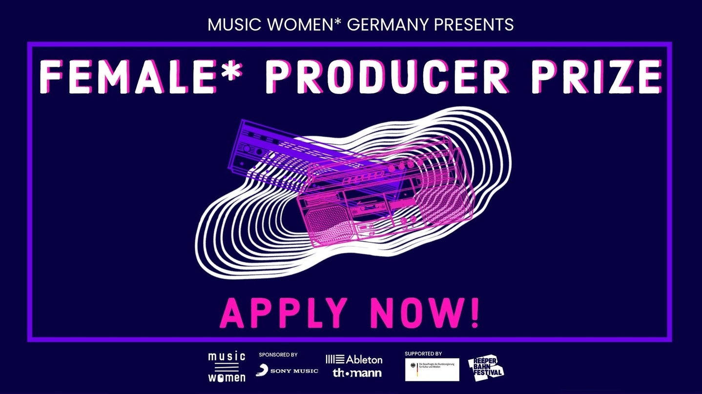 Will Musikproduzentinnen* fördern: der Female* Producer Prize